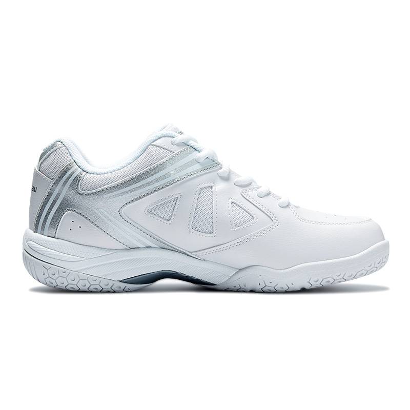 Kawasaki Ballet Style 1.0 Non slip, Wear resistant, Impact resistant Low top Badminton Shoes Unisex Silver White