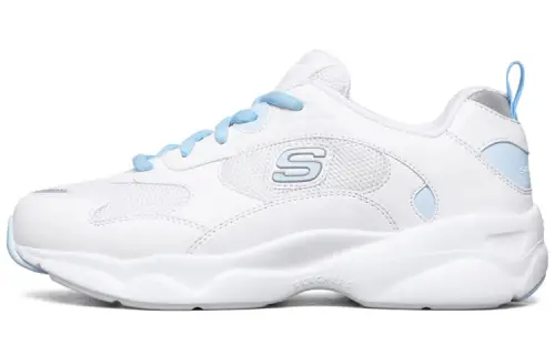 Skechers D'Lites Daddy Shoes White/Blue Women's