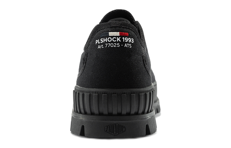 Palladium Canvas Shoes Unisex Low Top Black