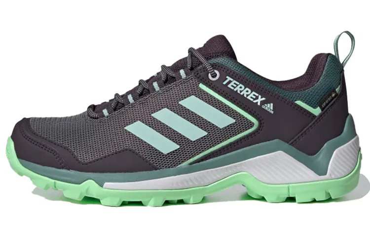Adidas Terrex Eastrail Gore Te Breathable Low top Hiking Shoes Women's Black Green