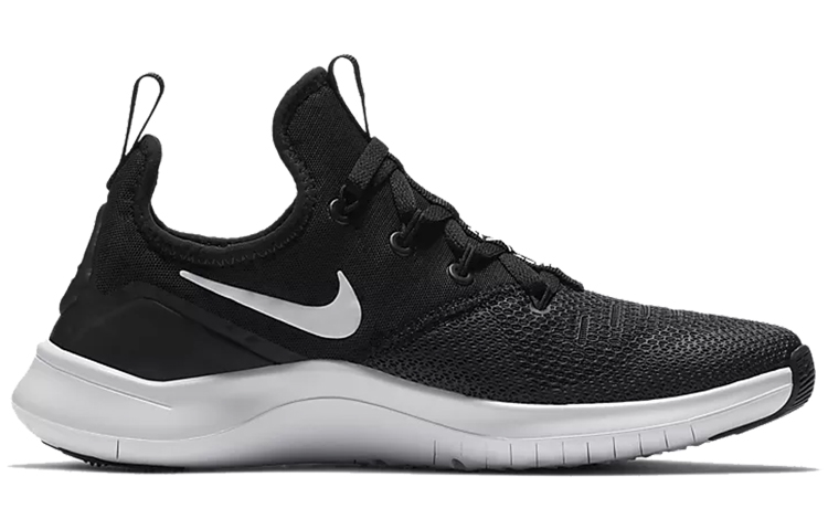 Женские кроссовки Nike Free TR (черно-белые) — Чёрныйбелый — фото 2
