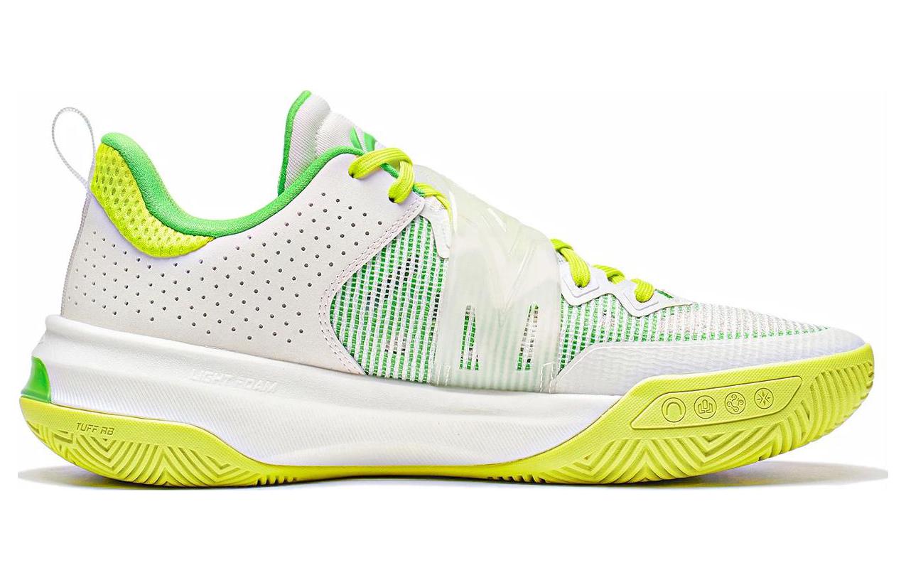 Li Ning Liren3 TEAM Textile, Synthetic Leather Cushioning Slip Resistant Abrasion Resistant Low top Basketball Shoes