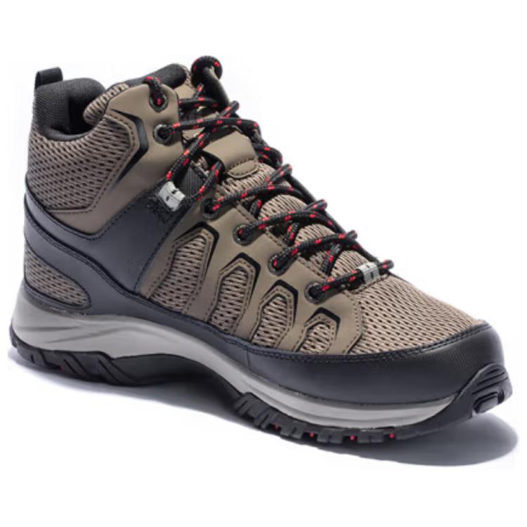 Columbia Slip Resistant Abrasion Resistant Mid top Hiking Shoes Men’s Brown