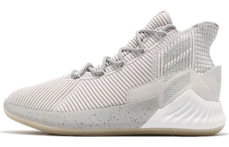 Adidas D Rose 9 Slip Resistant Abrasion Resistant Slip Resistant Abrasion Resistant High top Basketball Shoes Men's