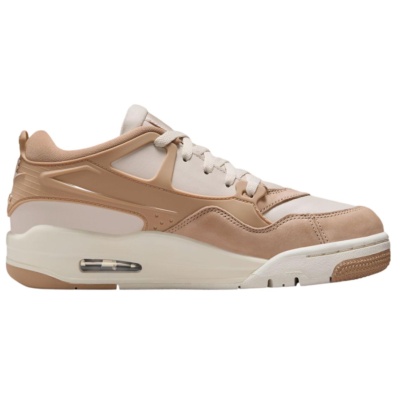 Jordan Air Jordan 4 Slip Resistant Abrasion Resistant Low top Vintage Basketball Shoes Women's Brown