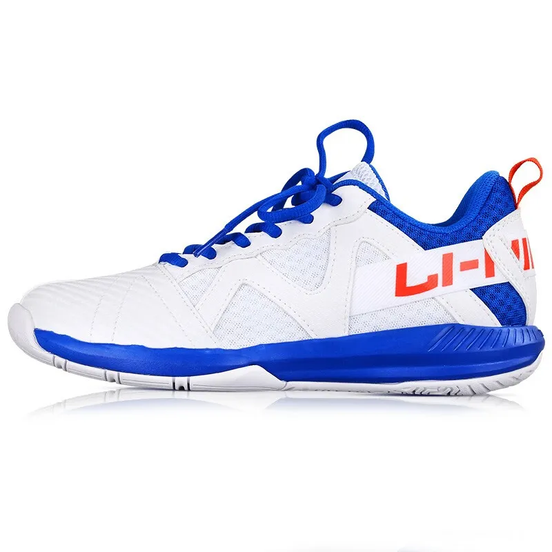 Li Ning Cushioning Slip Resistant Abrasion Resistant Breathable Coverage Support Low top Badminton Shoes Unisex