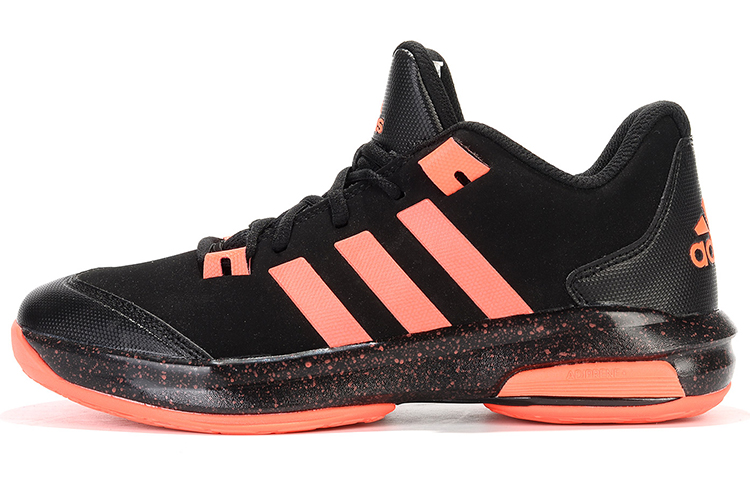 Adidas Crazy Speed Abrasion Resistant Low top Vintage Basketball Shoes Men's Black Pink