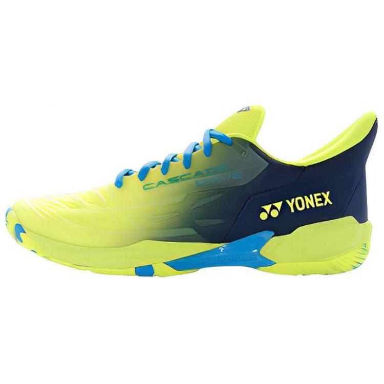 YONEX Yonex comfortable and lightweight shock-absorbing and non-slip low-cut badminton shoes for men and women, blue and yellow