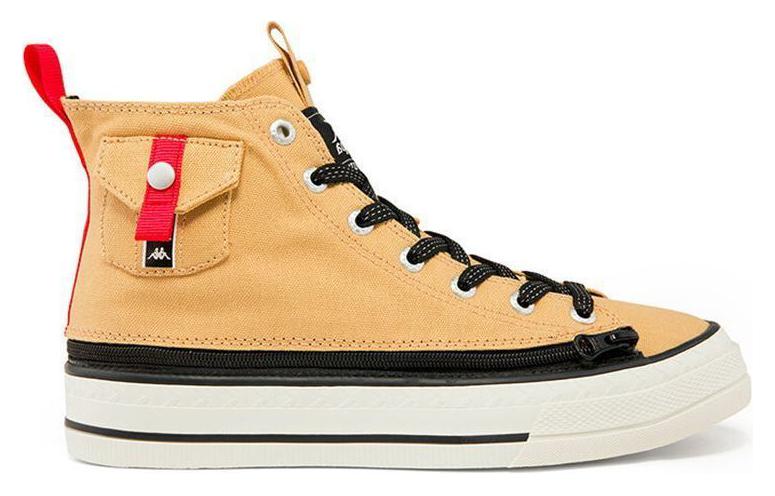 Кеды Kappa Canvas High (оранжевые) — фото 2