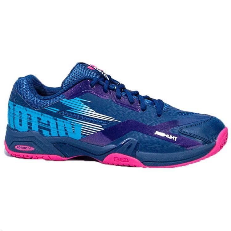 VICTOR Mesh, Synthetic Leather Slip Resistant And Breathable Slip Resistant And Breathable Low top Badminton Shoes