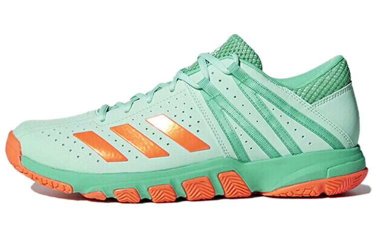 Adidas Wucht P5 Badminton Shoes Men’s Low Top Green/Orange