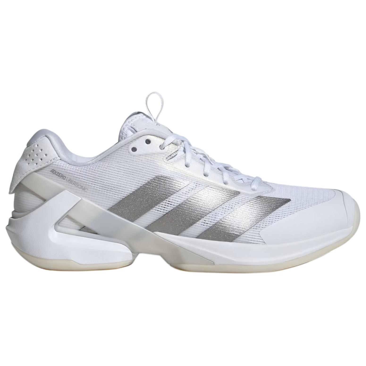 Adidas Adizero Ubersonic 5 Cloud White Silver Metallic Women’s