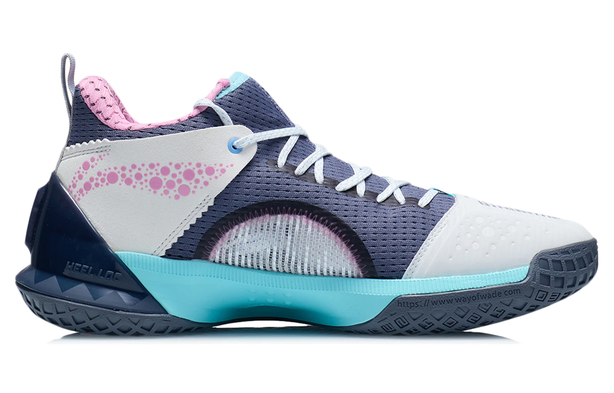 Li Ning All Day 6 V2 Basketball Shoes Men’s Mid Top Dull Gray/Ivory