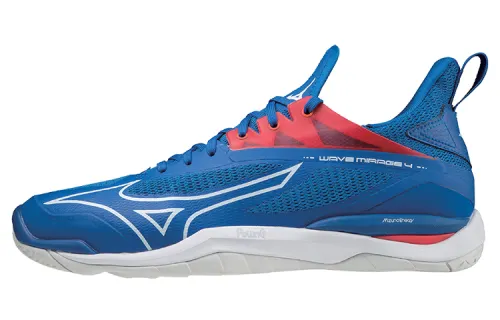 Mizuno Textile, Synthetic Leather Slip Resistant, Abrasion Resistant, Breathable Low top Training Shoes Unisex