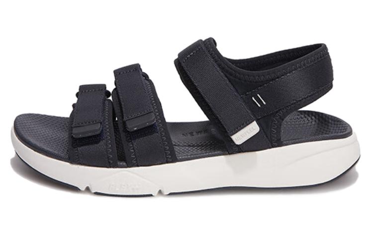 DECATHLON MSWS Comfortable Round Toe Beach Sandals Women's Black Gray