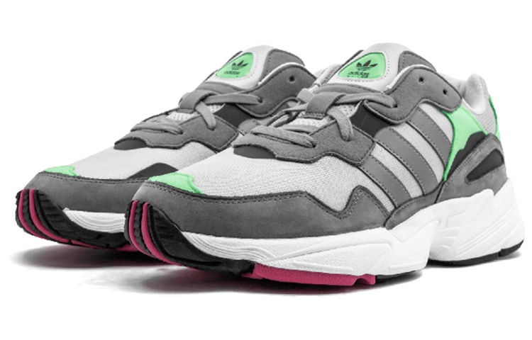 Кроссовки adidas Yung-96 (зеленый) — фото 3