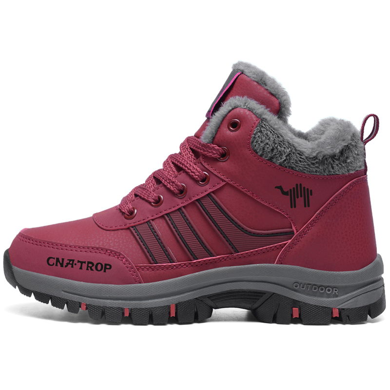 LINGHANGLUOTUO Slip Resistant Thermal High top Mountaineering & Hiking Shoes Unisex