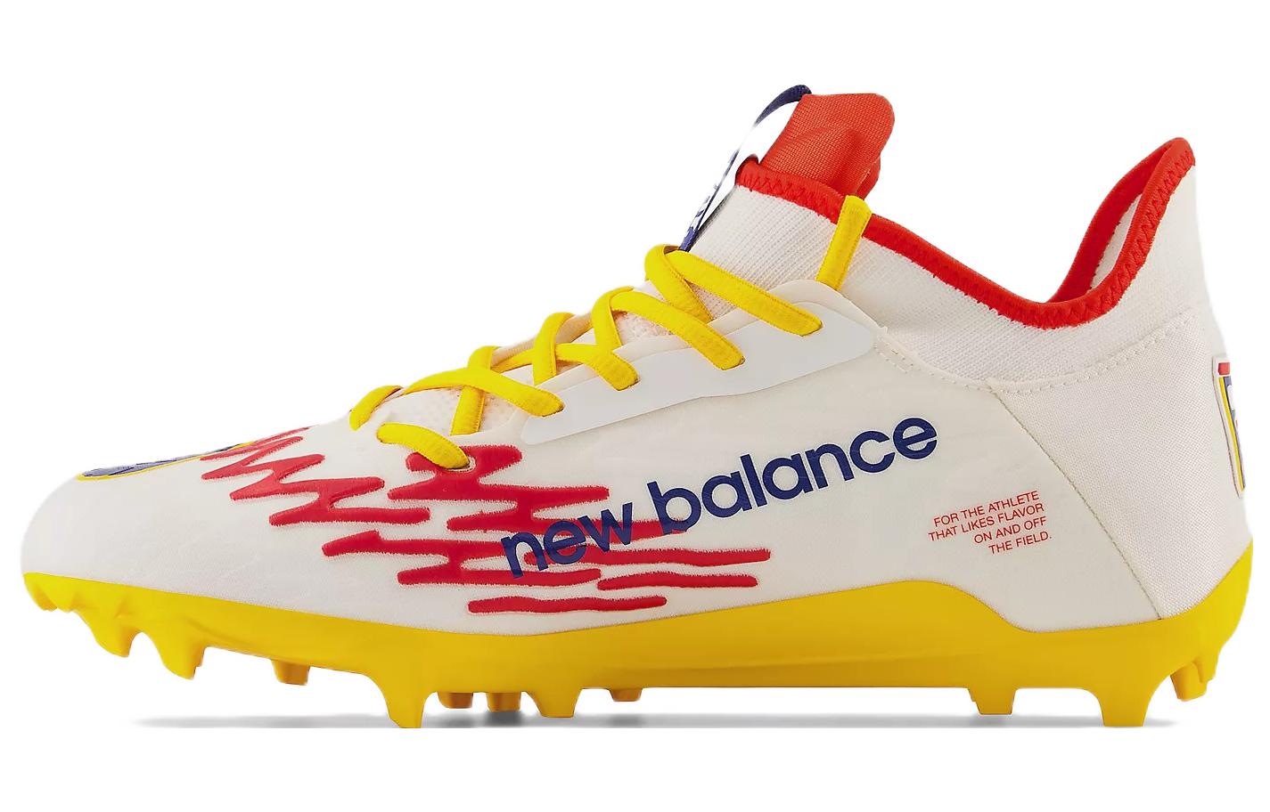New Balance Burn X Training Shoes Unisex Low Top White/Yellow/Red