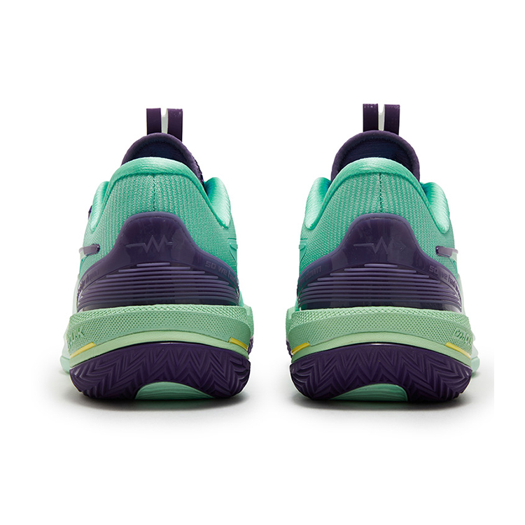 361° BIG3 6.0 Cushioning Slip Resistant Abrasion Resistant Low top Basketball Shoes Men’s Vivid Aqua Blue