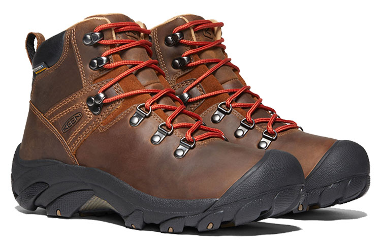 Keen Pyrenees Slip Resistant Abrasion Resistant High top Hiking Shoes Women’s Brown