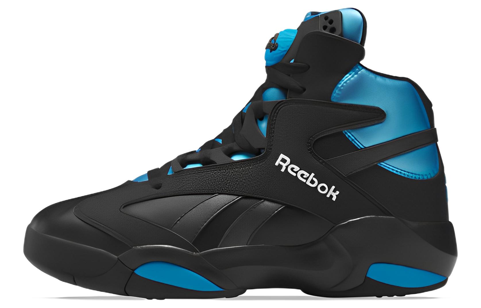 Кроссовки Reebok Shaq Attaq OG Black Azure (черно-синие)