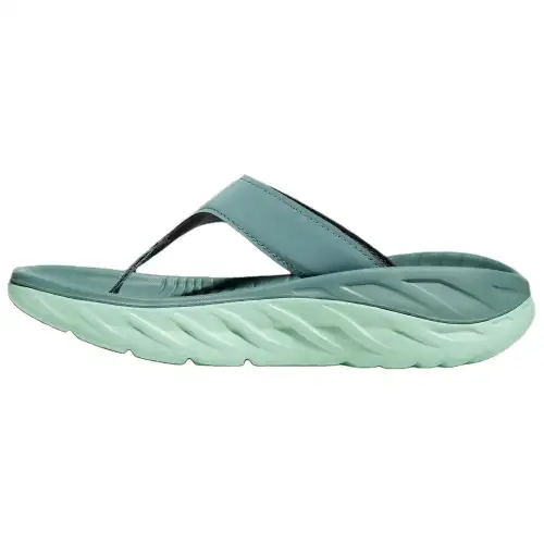 HOKA ONE ONE Ora Recovery Flip Rubber Sole Quiet Running Shoes Women's Jasper