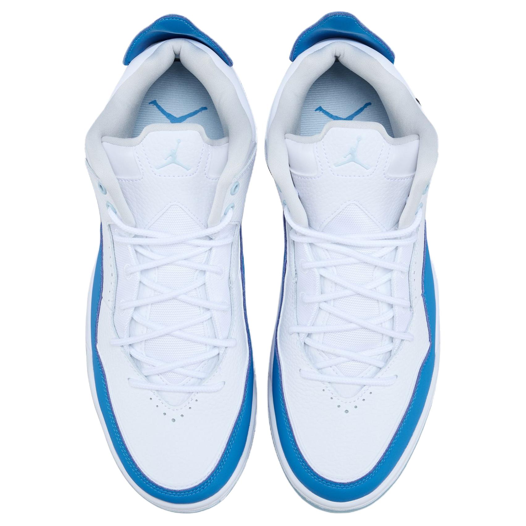 Jordan Courtside 23 Mid top Basketball Shoes Men’s White Blue