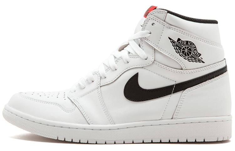 Мужские кроссовки Jordan Air Jordan 1 Retro Yin Yang (черно-белая) — Белый / чёрный — фото 1