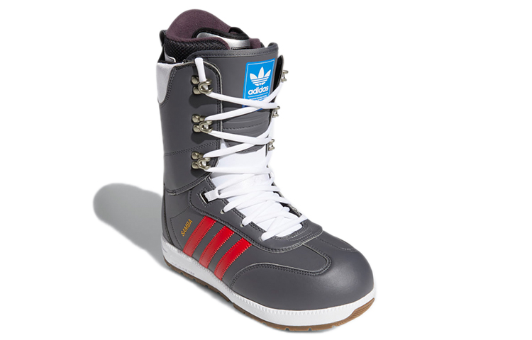Samba Adidas Originals Adv Boot 'Grey Scarlet'