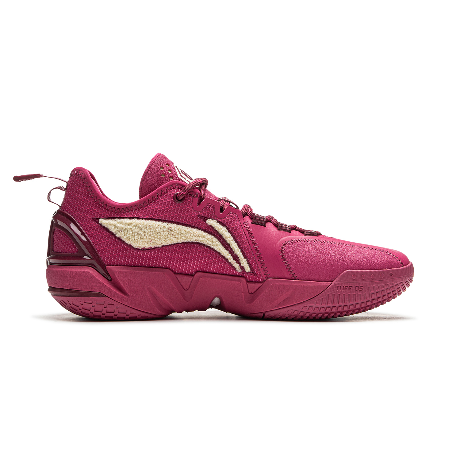 Li Ning BadFive 4.5 Cushioning Slip Resistant Abrasion Resistant Low top Basketball Shoes Men’s Red