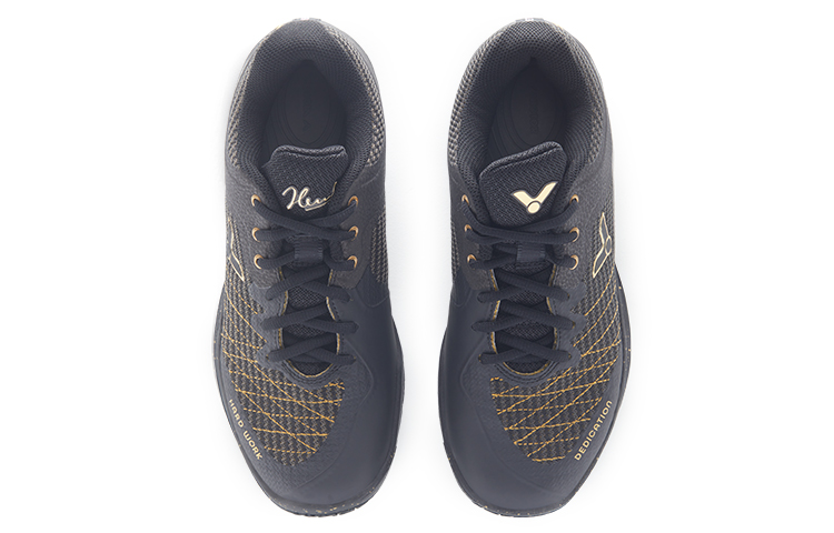 Victor Badminton Shoes Unisex Low Top Black/Gold