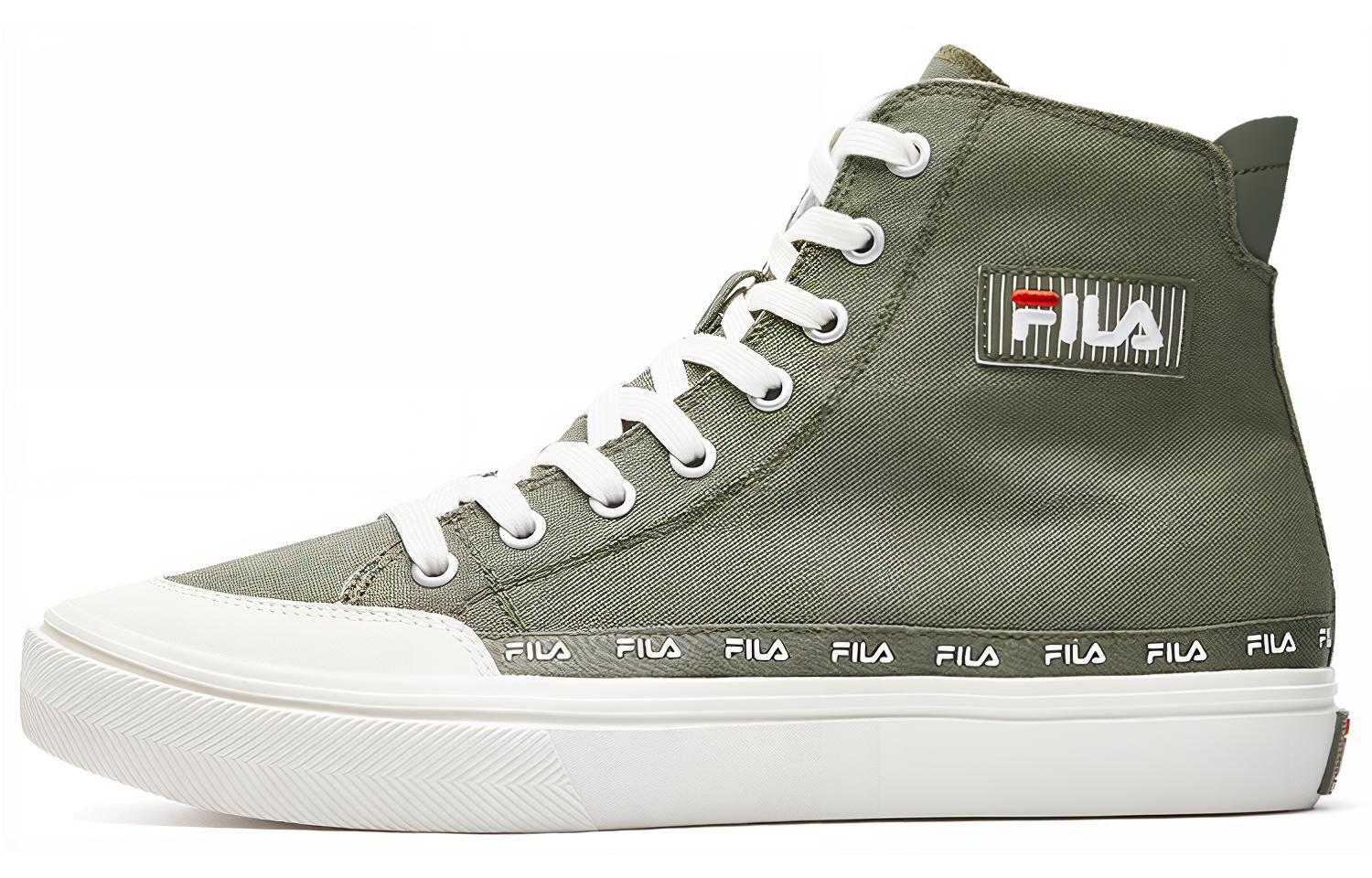 FILA Strada High top Canvas Shoes Green
