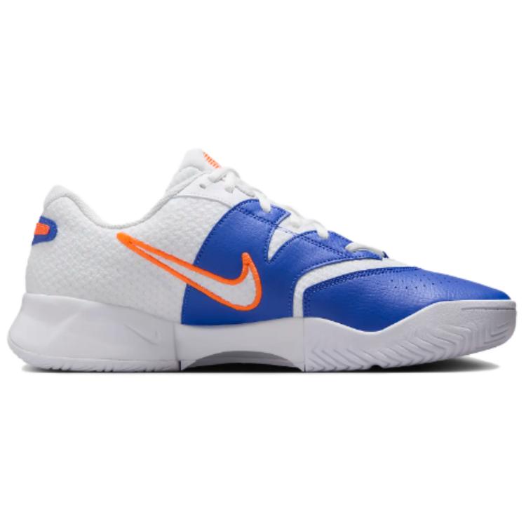 Nike Court Lite 4 Abrasion Resistant Breathable Support Low top Tennis Shoes Unisex Gray Blue