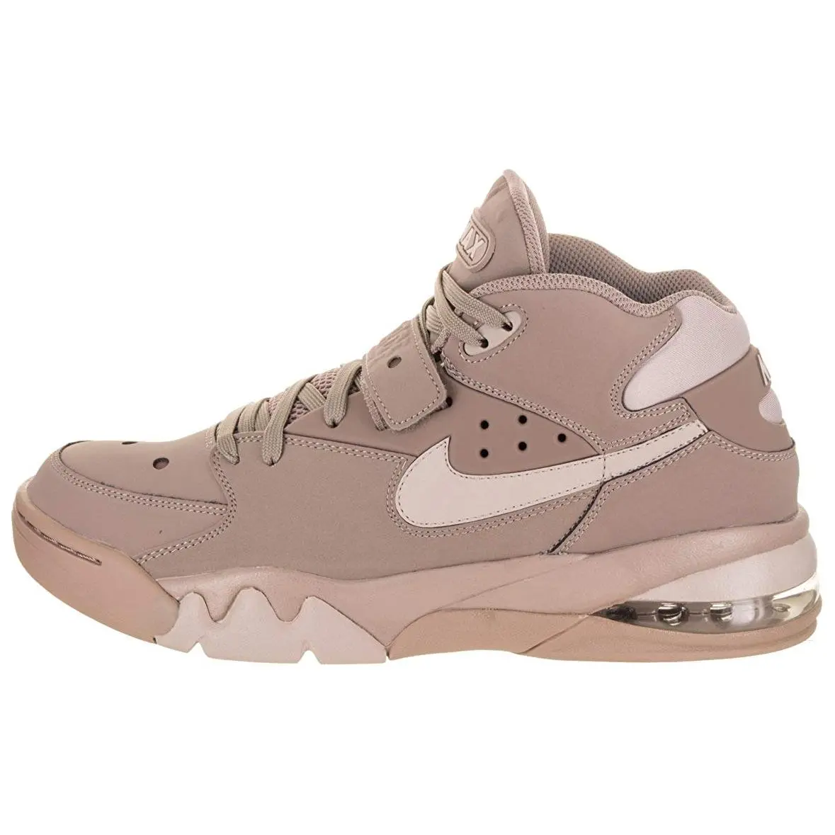 Nike Air Force Max Cushioning Lightweight Mid top Basketball Shoes Men's Umber