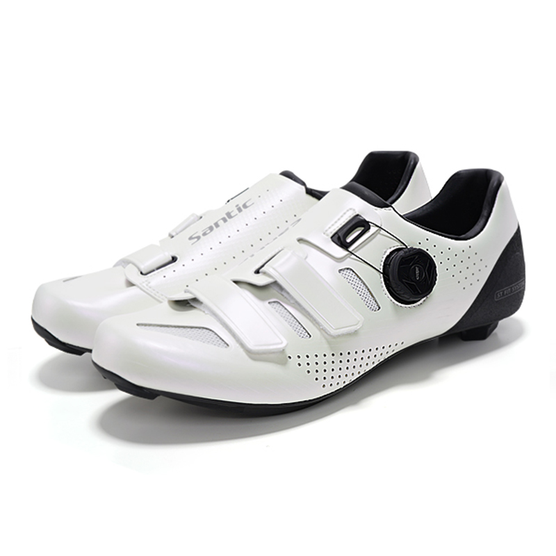 SANTIC Slip Resistant And Breathable Coverage Low top Cycling Shoes Unisex