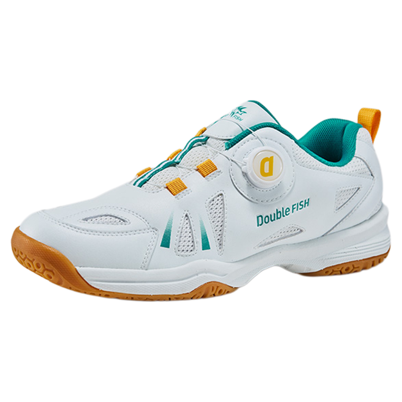 DOUBLEFISH Cushioning Slip Resistant Abrasion Resistant Training Scenario Low top Table Tennis Shoes Unisex