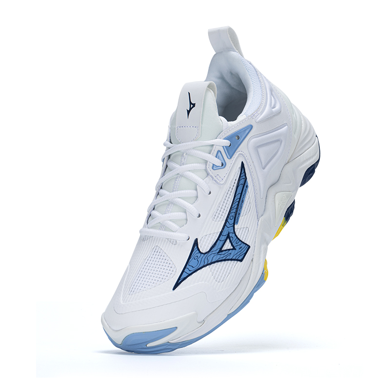 Wave Momentum Mizuno 3 ‘White Bellwether Blue’