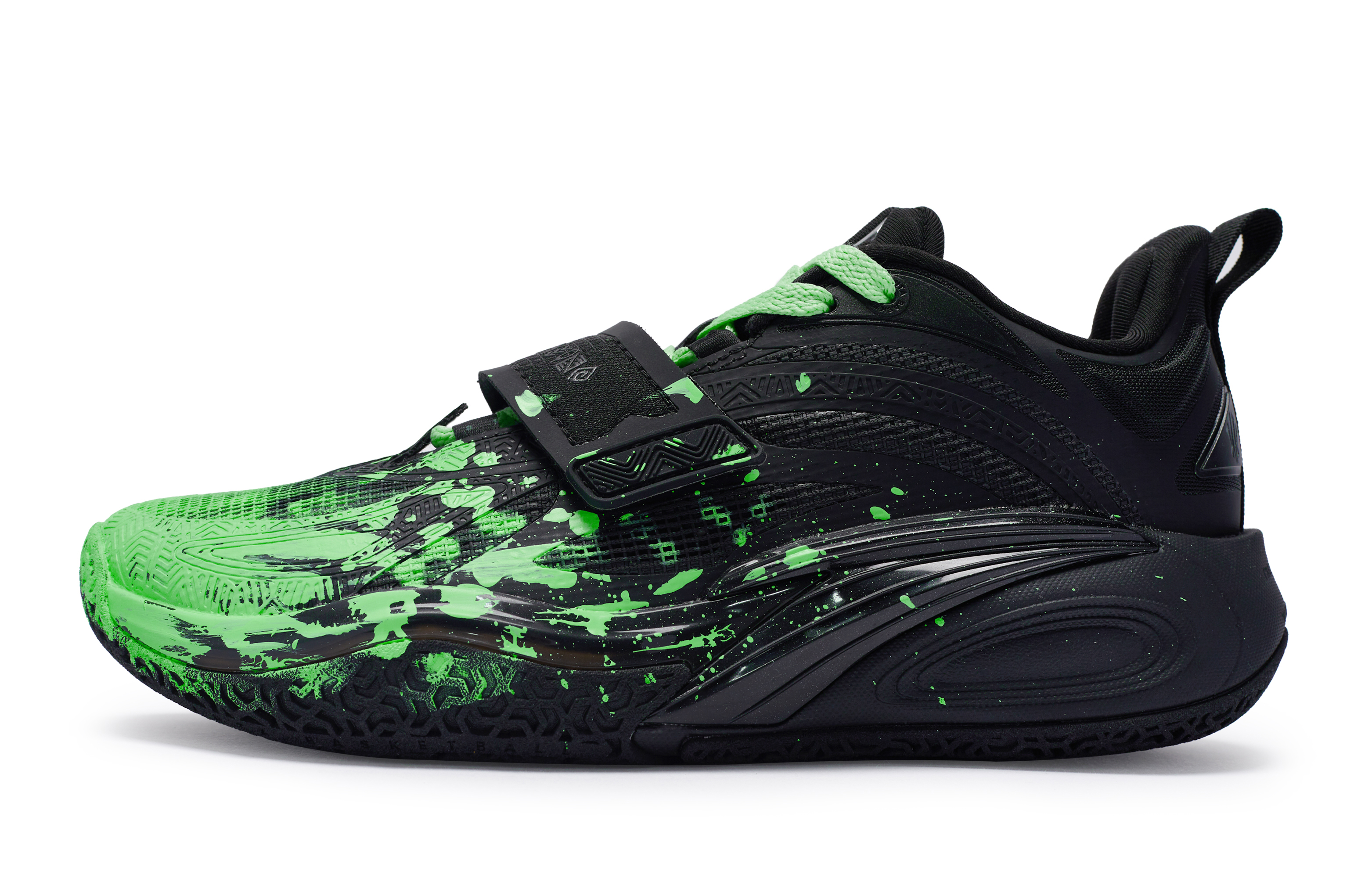 Anta KAI 1 811 Manufacturing, Green Night Phantom, Box Slip Resistant Abrasion Resistant Low top Basketball Shoes Men’s