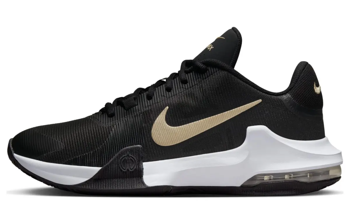 Nike Air Max Impact 4 Black Metallic Gold Star