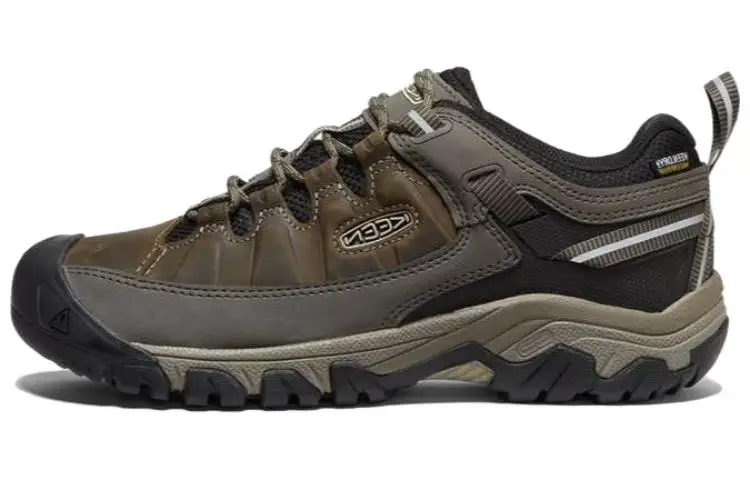 Keen Targhee 3 Cushioning Low top Hiking Shoes Men's Brown Black