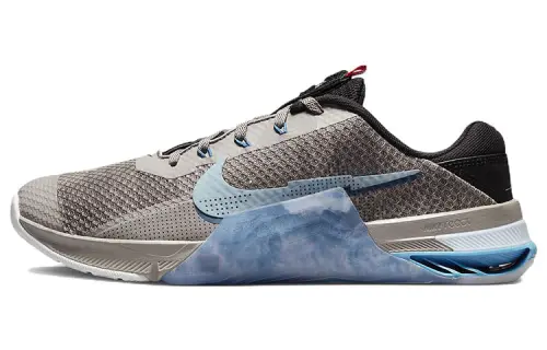 Nike Metcon 7 AMP shock-absorbing, anti-slip and wear-resistant, low-top training shoes, men and women, gray and blue