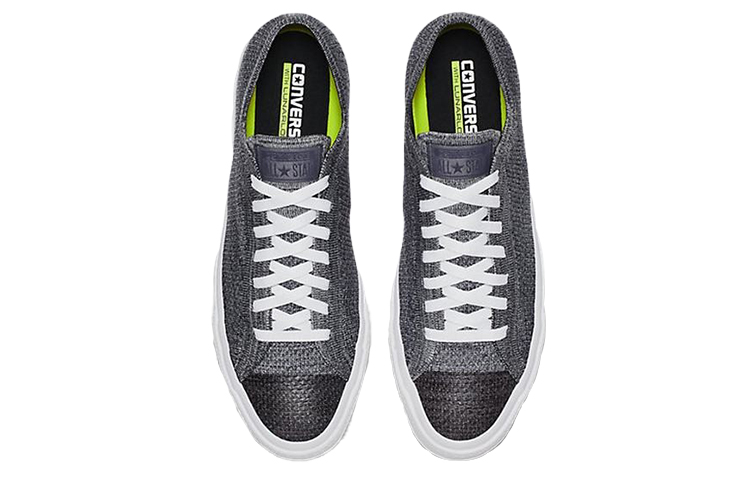 Кеды Nike x Converse Chuck Taylor All Star Low (серо-белые) — Серый / белый — фото 4