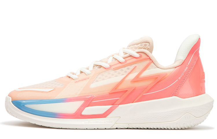 361° Big3 4.0 QUICK Basketball Shoes Men’s Low Top Smoothie Peach