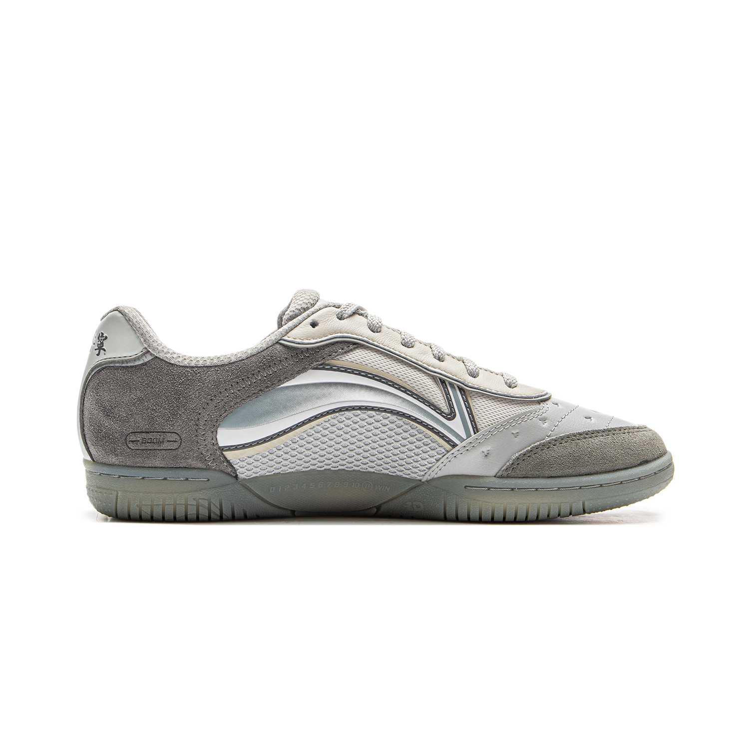 Li Ning x Staple Abrasion Resistant Lightweight Rebound Low top Table Tennis Shoes Unisex Gray