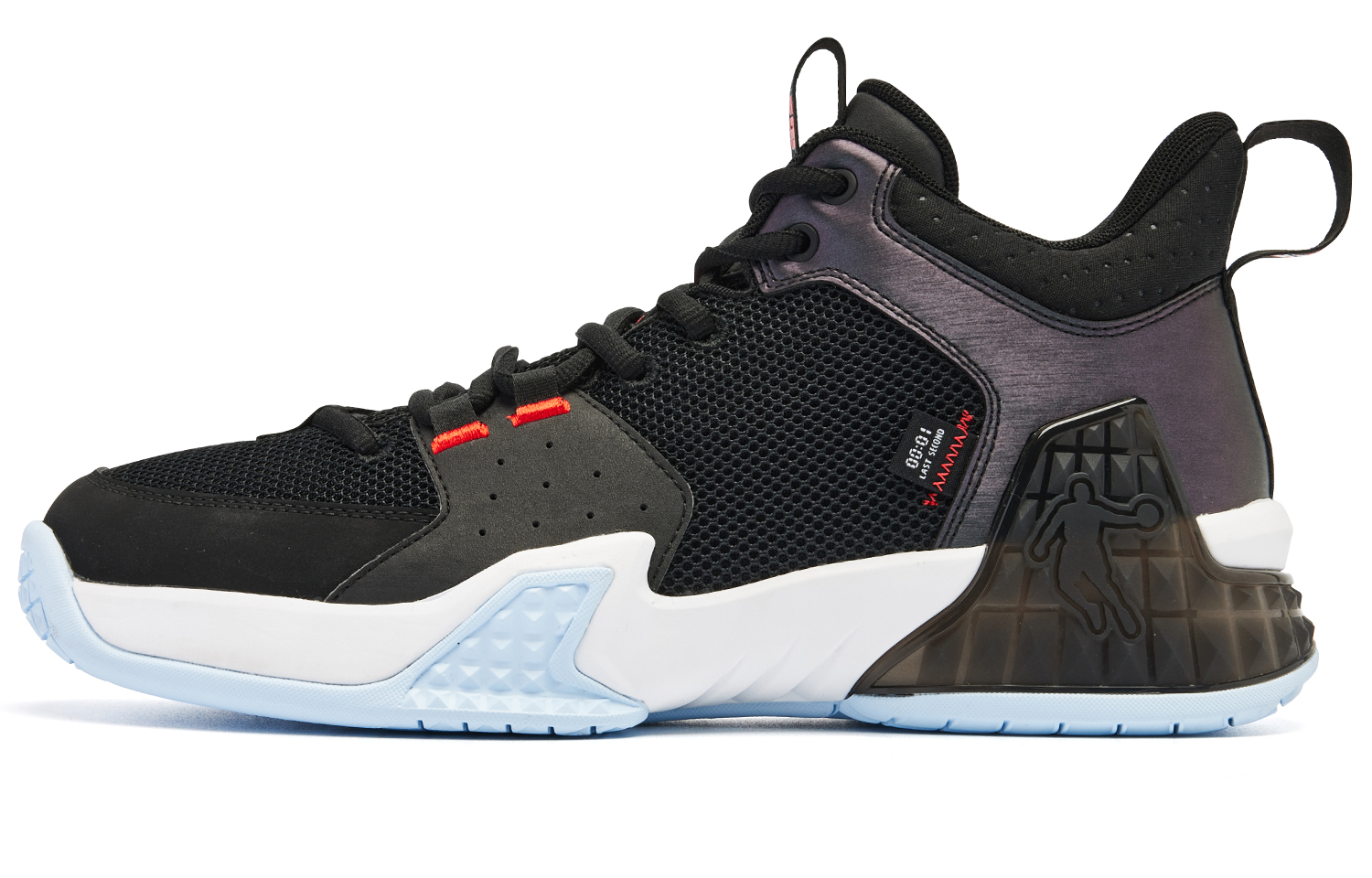QIAODAN Killing Move 1.0 Basketball Shoes Men’s Low Top Black