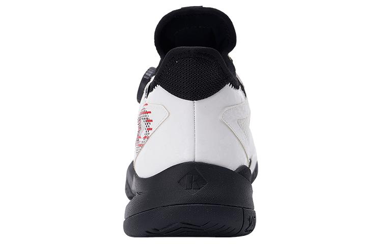 KUMPOO Thickened Fleece TPU, Mesh Low top Badminton Shoes Unisex White Red