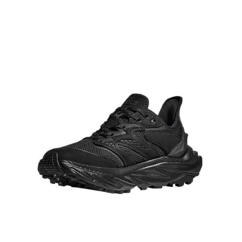 HOKA ONE ONE Abrasion Resistant Low top Mountaineering & Hiking Shoes Men's Black