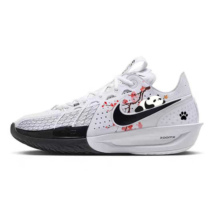 Nike G.T. Cut 3 Slip Resistant Abrasion Resistant Low top Basketball Shoes Unisex White