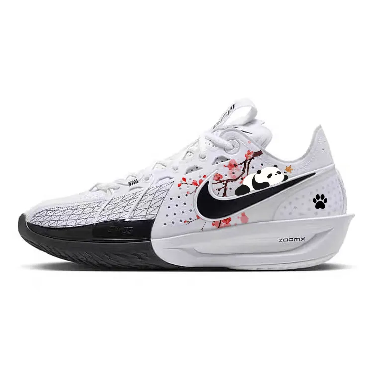 Nike G.T. Cut 3 Slip Resistant Abrasion Resistant Low top Basketball Shoes Unisex White