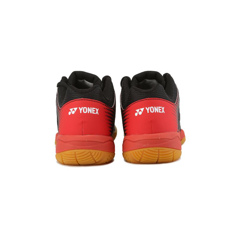 YONEX Power Cushion Comfortable Low top Badminton Shoes Unisex Black Red